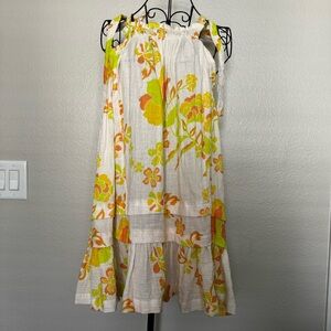 NWOT FREE PEOPLE FLUER PRINTED TUNIC TOP